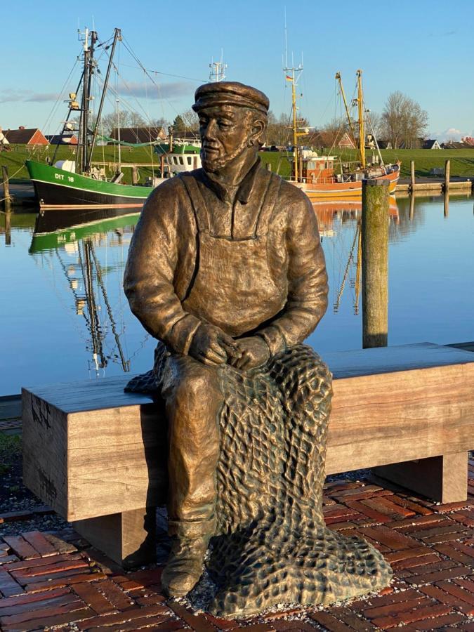 Oltmanns Ferienhaus Bummert Am Hafen Greetsiel Esterno foto
